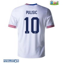 Forente Stater Christian Pulisic #10 Hjemmedrakt Copa America 2024 Kortermet